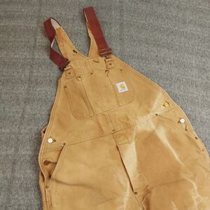 Vintage Carhartt Men's 40x30(28.5) Double Knee Overalls Brown 6FB 1985